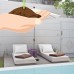 Sunline 9' Patio Market Umbrella in Polyester with Bronze Aluminum Pole Fiberglass Ribs 3-Way Tilt Crank Lift   567156583